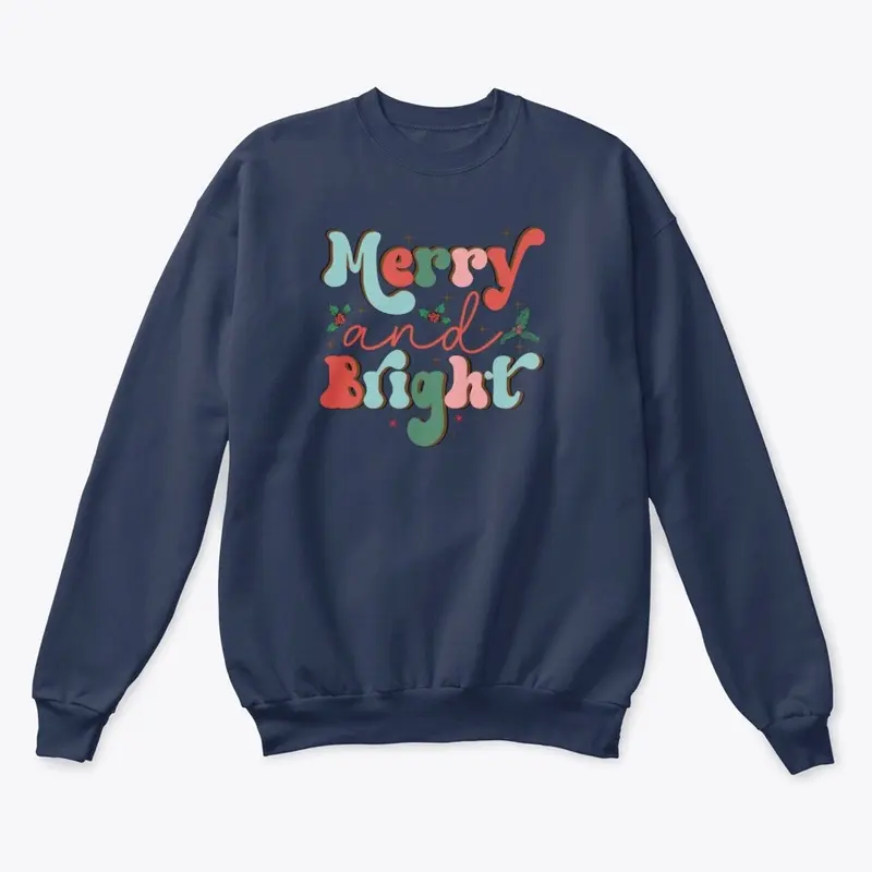 UNISEX HOODIES | MERRY AND BRIGHT