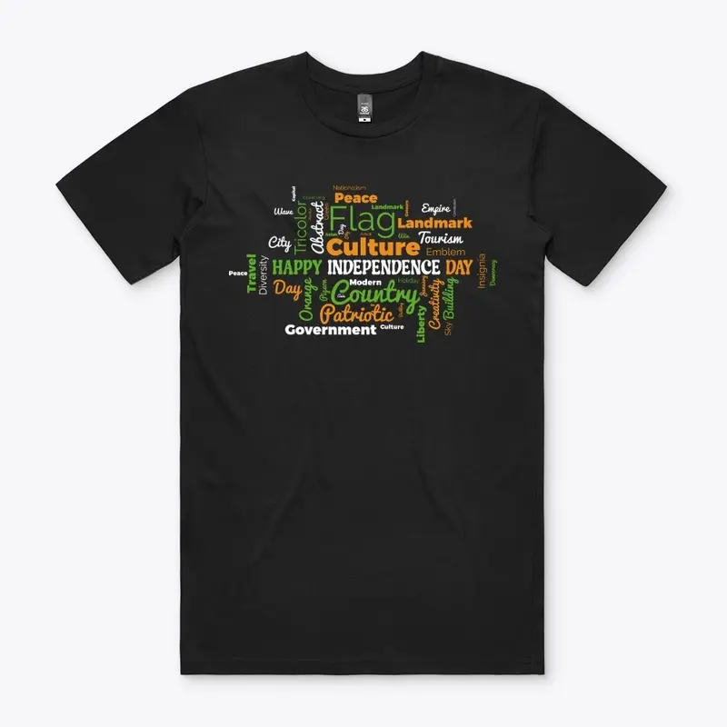 15th August Typography T -Shirt