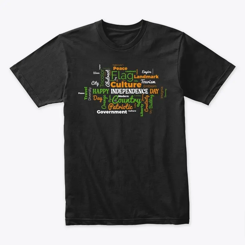 15th August Typography T -Shirt