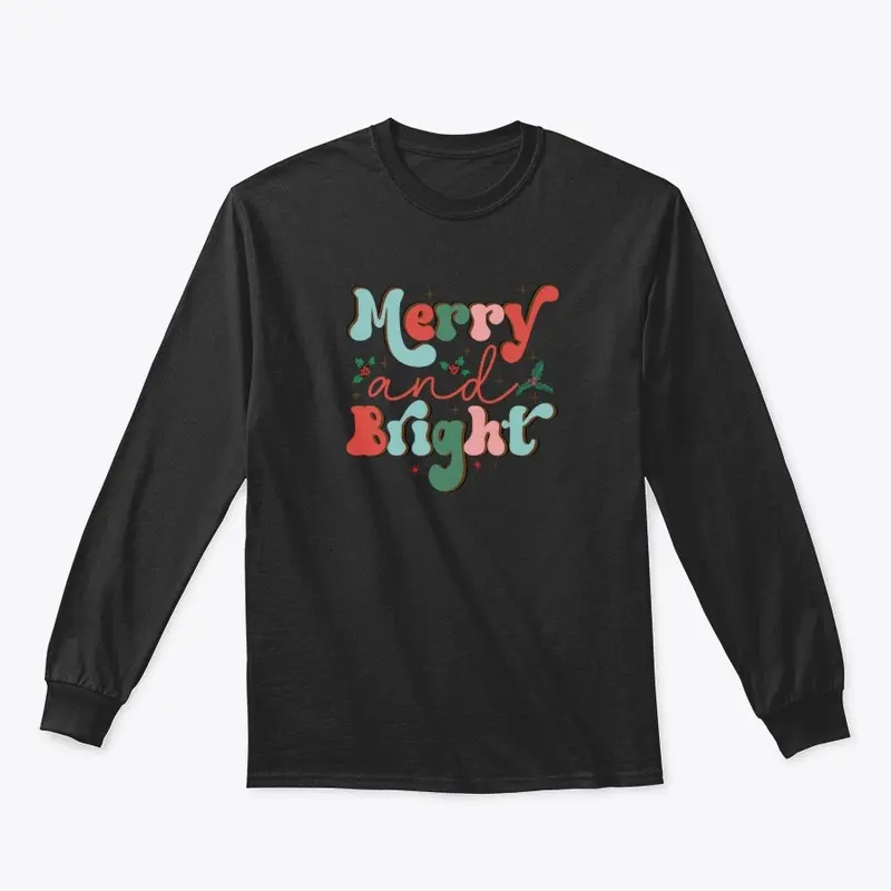 UNISEX HOODIES | MERRY AND BRIGHT